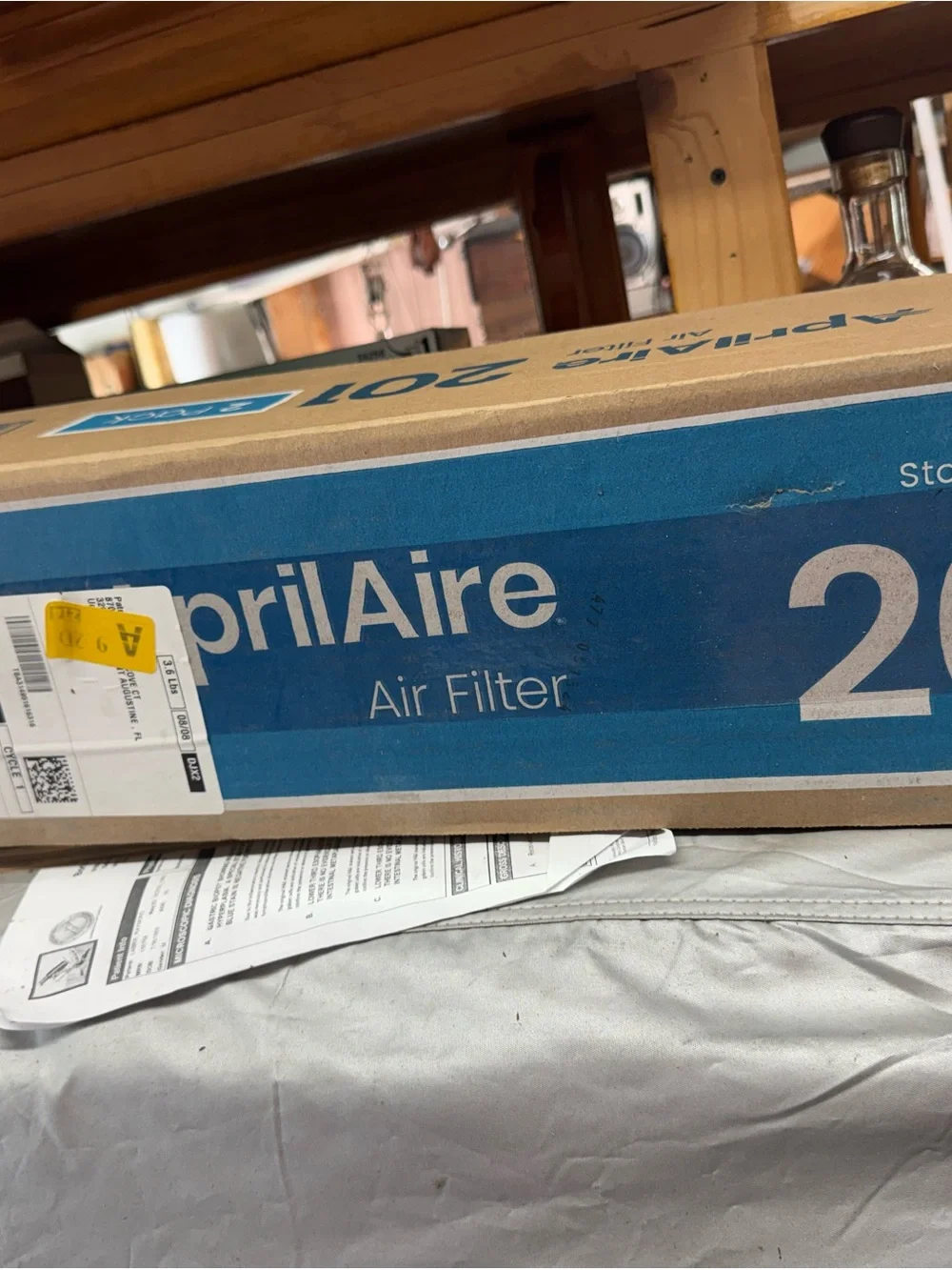 Aprilaire 201 Air Filter - 2 Pack - Genuine OEM - New in Box